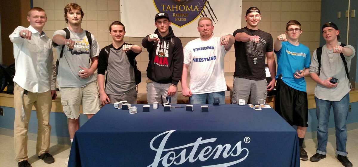 HeyBaldMan's tweet photo. State Championship Ring Ceremony Today!  Thank You @Jostens for making our guys look good.  #HardWorkPaysOff   #WashingtonStateChamps https://t.co/qjPmsUs8ch