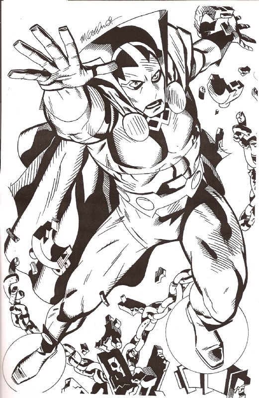 A bit of #MisterMiracle and #BigBarda love from Michael Golden. From the collections of R Jewell and G Gray. #NewGods