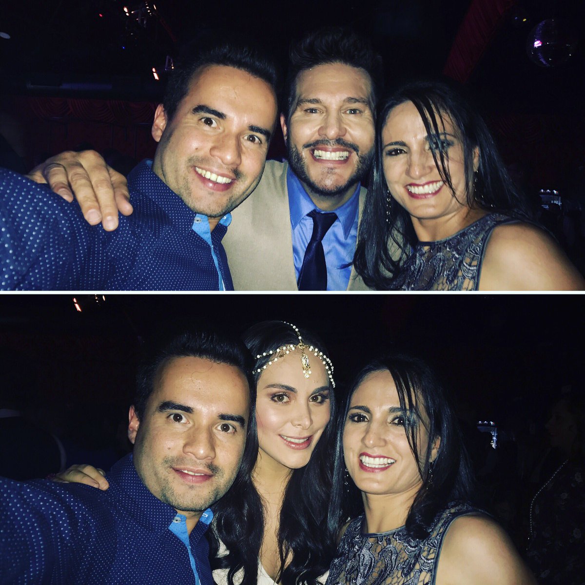 ocaballeromusic's tweet photo. Amigos y hermano felicitaciones a @MarceloCezan @michellegutty por su matrimonio #casiqueno @TVyNovelasCol https://t.co/VP08pi4Lfc