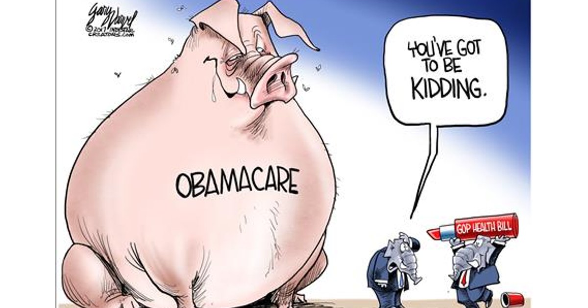 RonPaul's tweet photo. Trumpcare Is Lipstick On The Obamacare Pig https://t.co/mt52joKey6 https://t.co/TFGd3Oa7U2