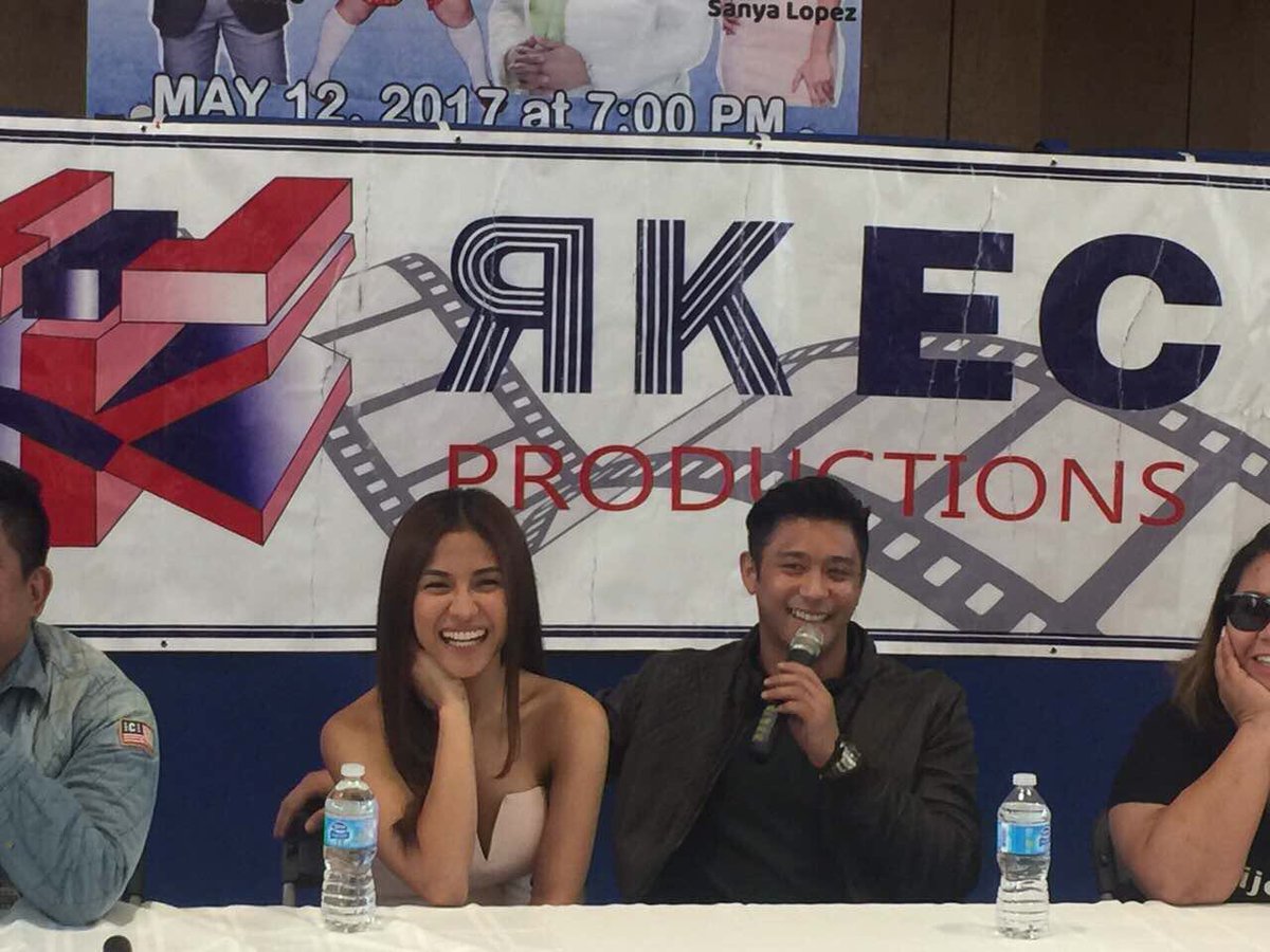 kapusoPR's tweet photo. .@sanya_lopez and @nacinorocco now answering questions from Canadian press in Vancouver for the Kapu-Show Encantadia at Saya Sa Canada ✨ https://t.co/jioKpr1UBk