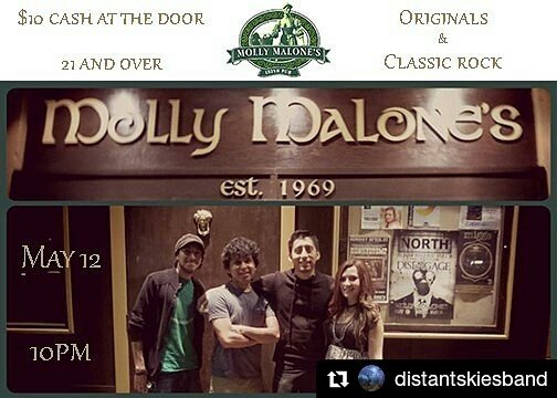 godistantskies's tweet photo. Friday 5/12, important show/audition, Molly Malone's.10pm, 21+. *Cash only at the door* Please invite! Hope you can be there at this one! https://t.co/3PthYB7pAc