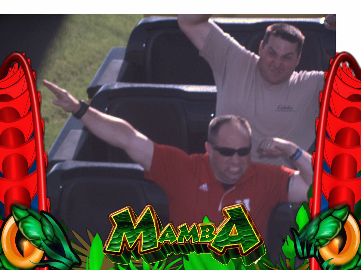 LtVest's tweet photo. In KC for Taser instructor recertification tomorrow but today was the day to take Officer Boyle on the Mamba at @worldsoffun #HeWasScared https://t.co/wIFXR0FJoB