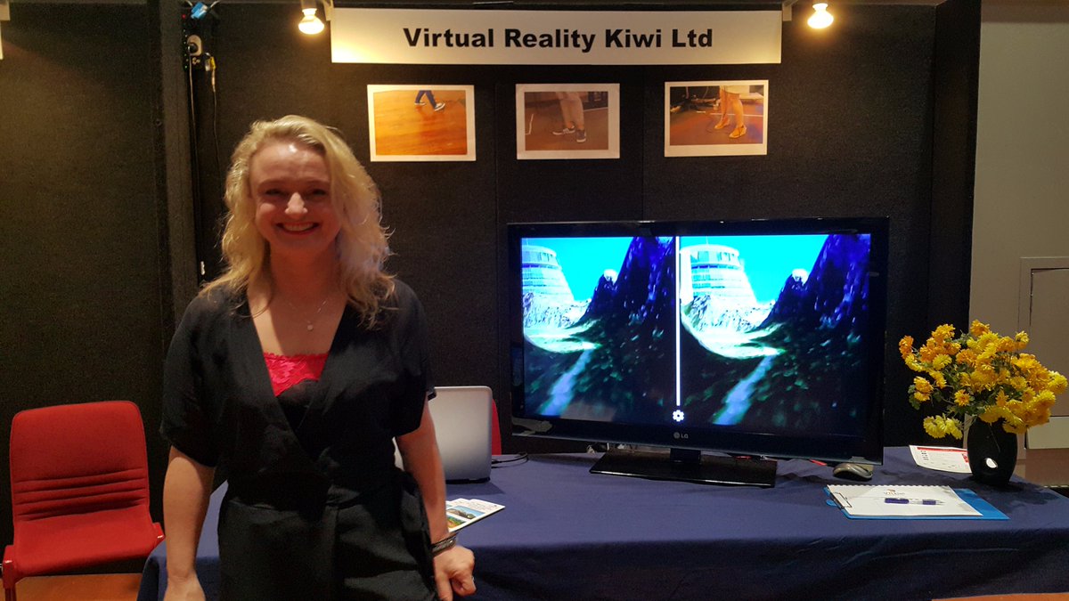 MotiveXR's tweet photo. Good day @FutureRealities Wgtn - Great to meet new people and those who caught up to say Hello  #walkinginVR #runninginVR https://t.co/YcZxRBf4N1