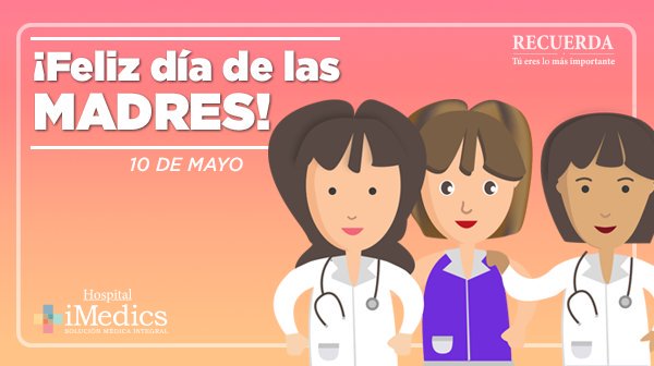 iMedicsMx's tweet photo. ¡Hoy es día para festejar!
La mamá es una piedra angular dentro de la familia.
¡Apapáchala!
#TúEresLoMásImportante https://t.co/cLRXuQ7Oyq