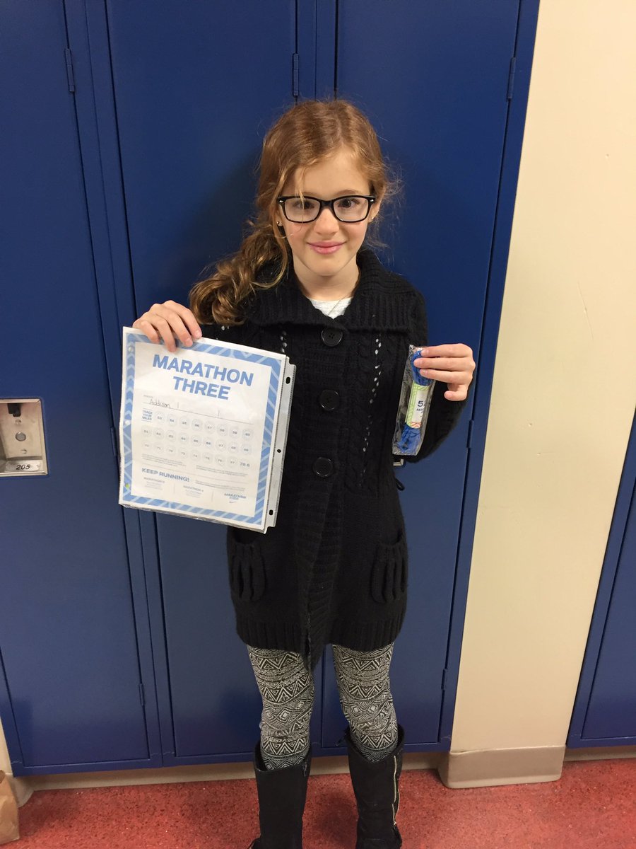 3Ylearned's tweet photo. @MarathonKids These ladies just keep putting in the miles!  Congrats Morgan and Addison! #werun https://t.co/MGiQyQNjDk
