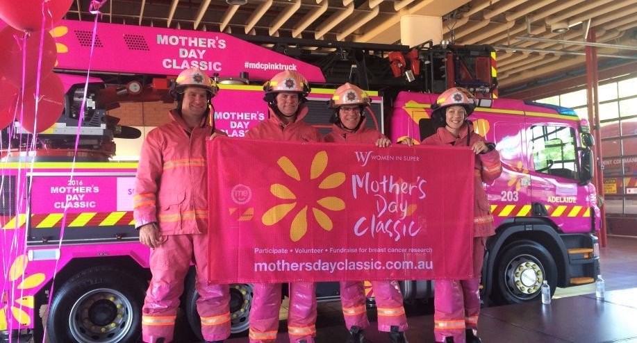 SA_MFS's tweet photo. #ThrowbackThursday to the #MDCPinkTruck, 2016. Enjoy #MDC2017 this weekend, including @SA_MFS firefighters &amp; families participating. https://t.co/kZ3auvlJJf