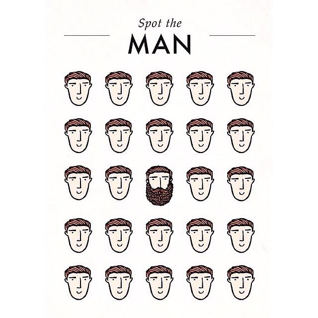 Spot The Man
#ManMeter #BeardedMan