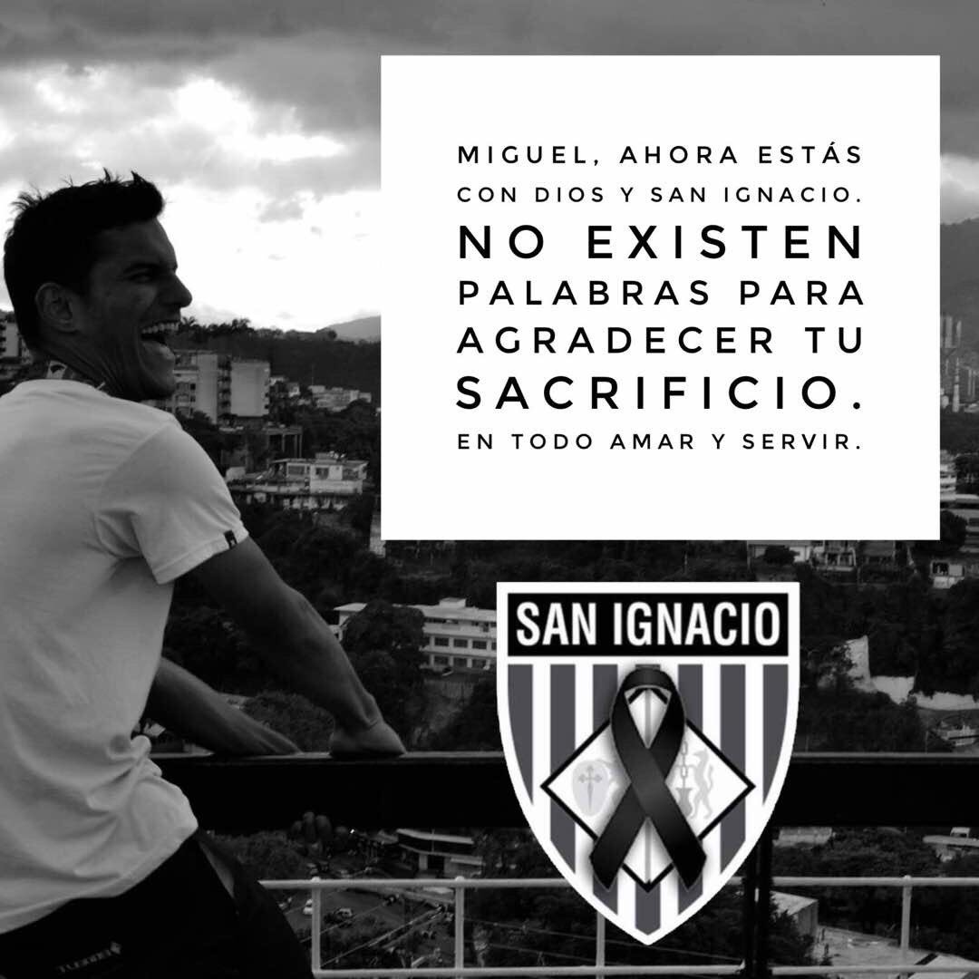 colegioloyola's tweet image. La Familia Loyola se une al dolor e indignación que nos embarga a todos los ignacianos. Pedimos a PapáDios por el descanso de Miguel 🙏🏼⚫️🇻🇪