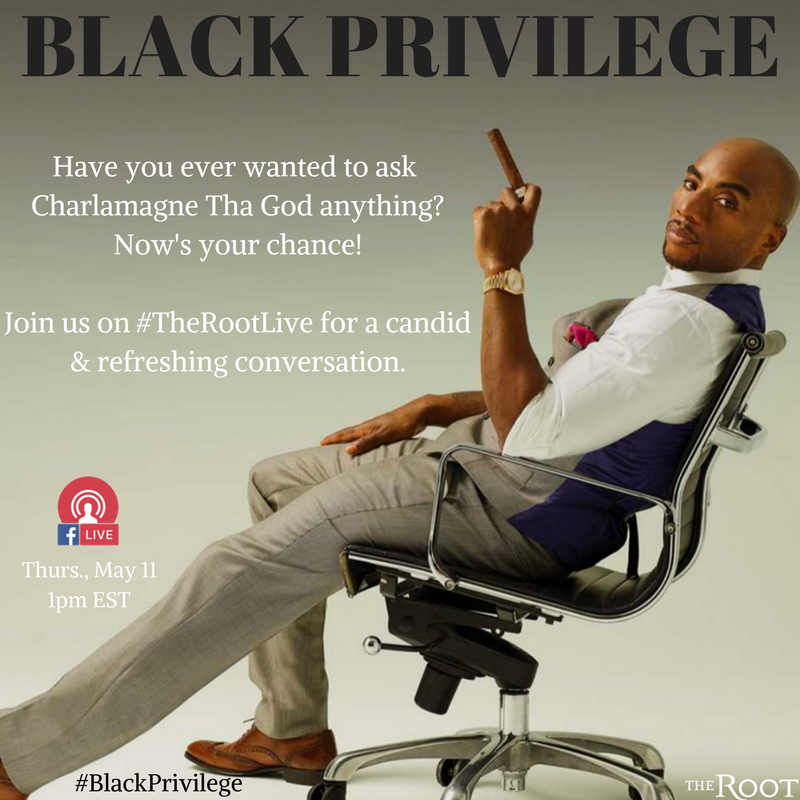 TheRoot's tweet photo. Join us tomorrow on #TheRootLive as we have a candid & refreshing chat with @cthagod! We'll be taking your questions too! #BlackPrivilege https://t.co/YET2Dlo073