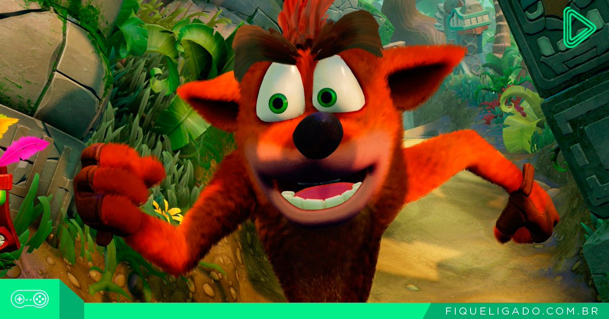 Crash Bandicoot N. Sane Trilogy divulga vídeo comparativo 😍🎮👾 O ANTIGO OU O NOVO? goo.gl/p89tfR