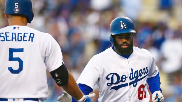 TSN_Sports's tweet photo. Dodgers' Toles has torn ACL, will miss rest of season. MORE: https://t.co/IuY3ei6ySA https://t.co/v1PvmOQwF3