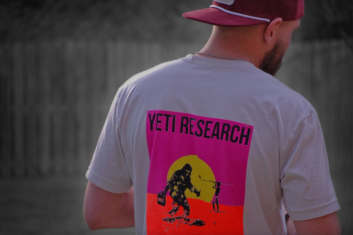 YetiResearchCo's tweet photo. Kicking off the Yeti Research Summer with our "Endless Search" line of apparel.  Only at https://t.co/wO7pkzh1v0 #yetiresearch #findyouryeti https://t.co/qImaKTam9Q