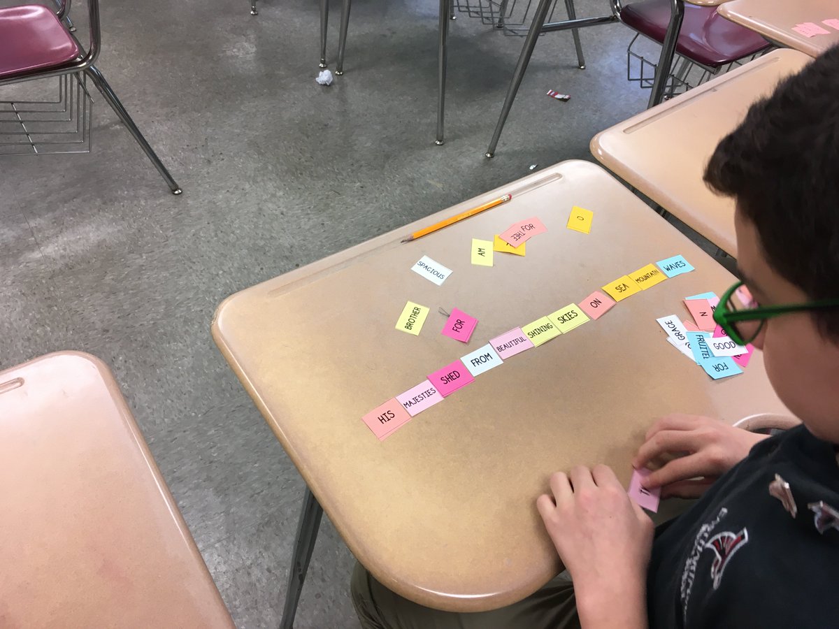 MeredithKrauss's tweet photo. Having fun with The Westing Game! Deamani was 1st to figure out the clues. Now to understand what it means... #EHMiddle #criticalthinking https://t.co/y2gpONkAWu