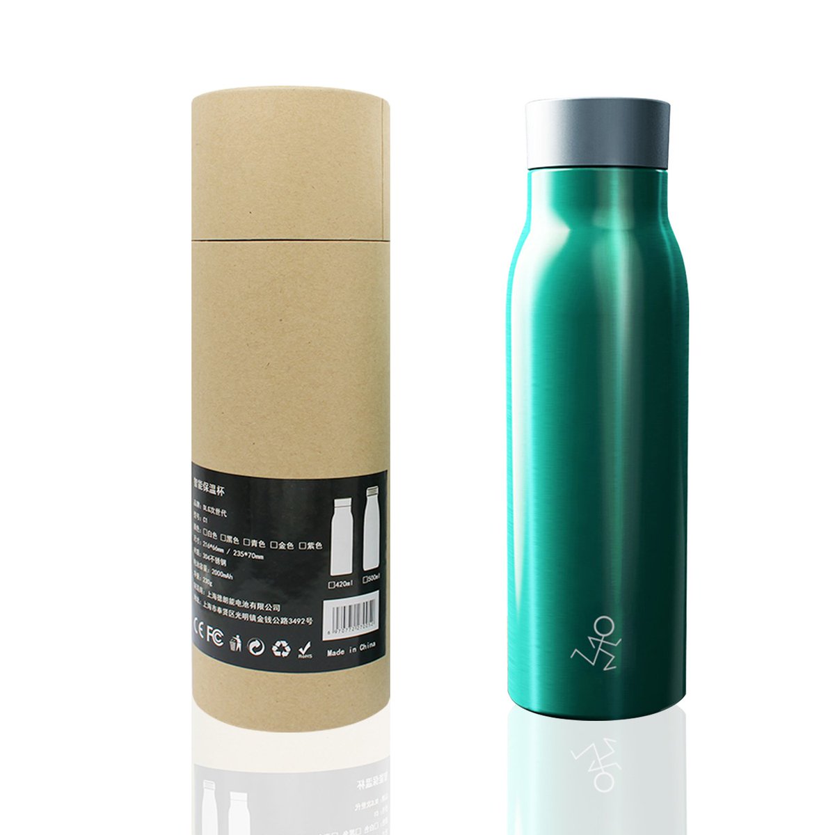 DLG_Nextempus's tweet image. Double wall design keeps your beverages extra cool for longer. 
#DLG #StainlessSteelWaterBottle #TemperatureDisplay