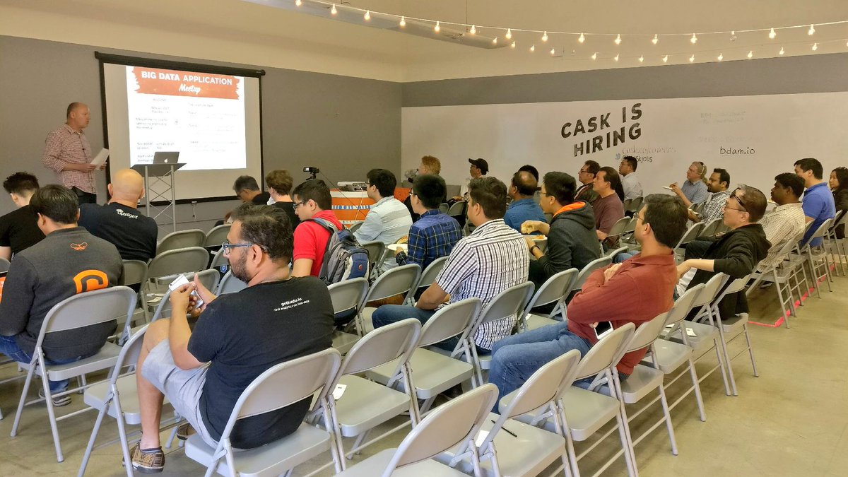 cdapio's tweet photo. Ready to kick off tonight's #BigData App #meetup! https://t.co/sIlA55SrhL