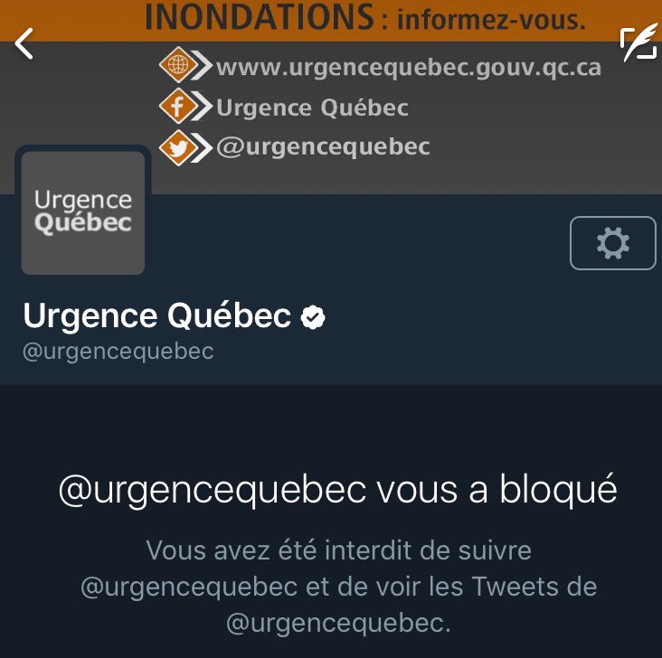 jfdrolet's tweet photo. @Guglielminetti @urgencequebec Je ne connaissais pas le compte et j'ai découvert que je suis bloqué par @urgencequebec. Est-ce que le compte est ouvert à tous? https://t.co/jtegub104A