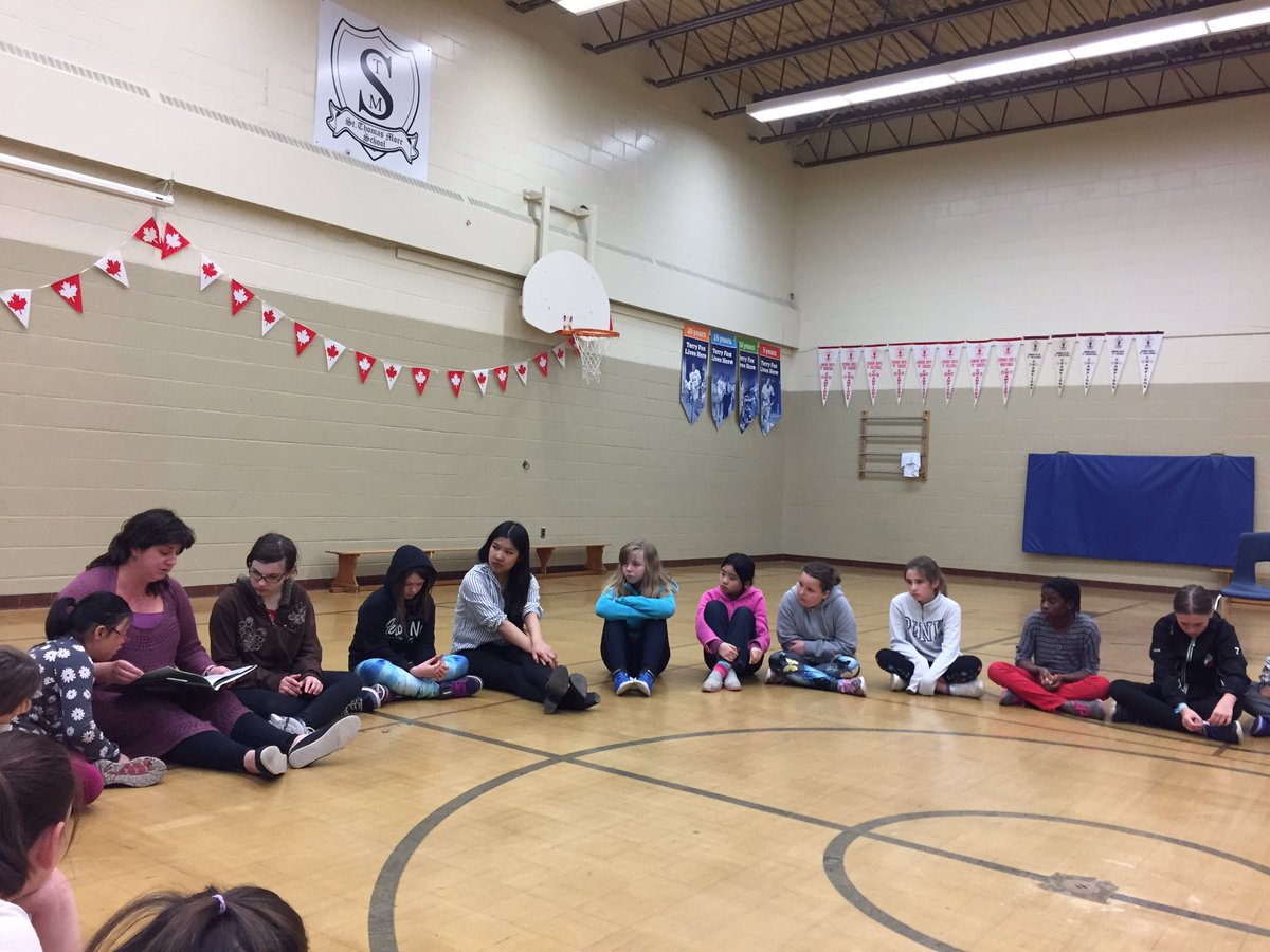 Girls Club enjoyed a circle and read aloud of 'Each Kindness' - Rich discussion about treating people with respect #BeKind