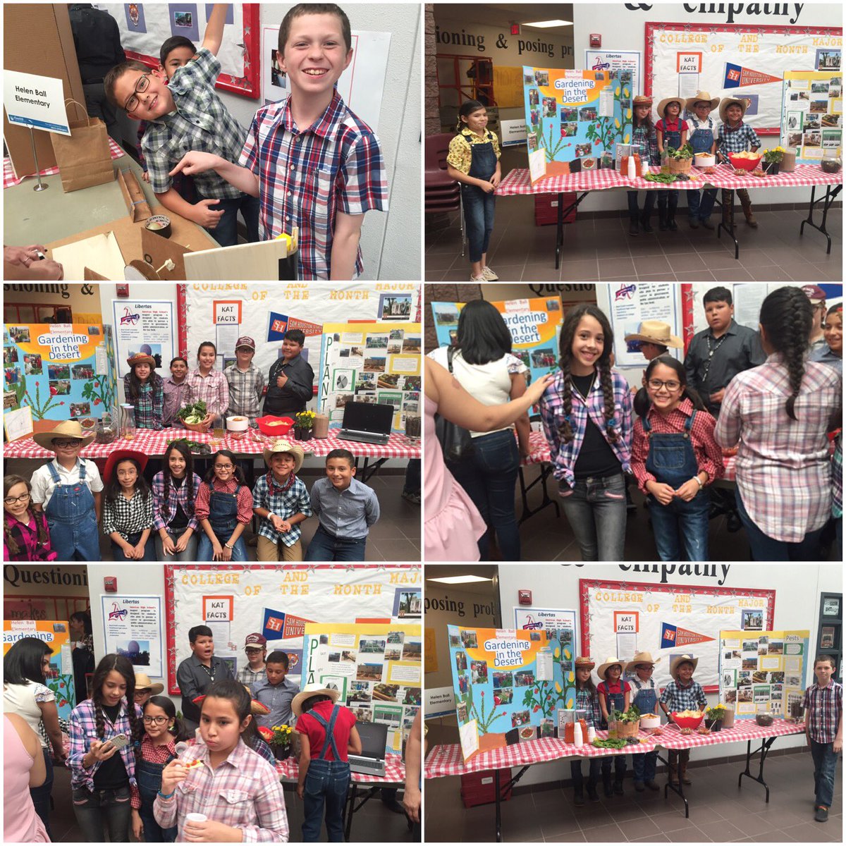 Dalmatian farmers did such a great job presenting all of the work that has gone into our gardening project. #GTShowcase #TeamSISD #proud