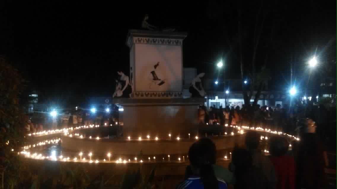 yennikwok's tweet photo. Candlelight vigils were also held in other towns &amp; cities. Photos from Jogjakarta &amp; Waingapu (East Sumba) #Ahok #FreeAhok https://t.co/rl7JLrWzck