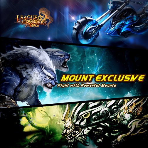 Seize the chance to take your favorite mount into the squad! TtIME: May 11th to May 13th. #leagueofangels #rpggames #online #browsergames