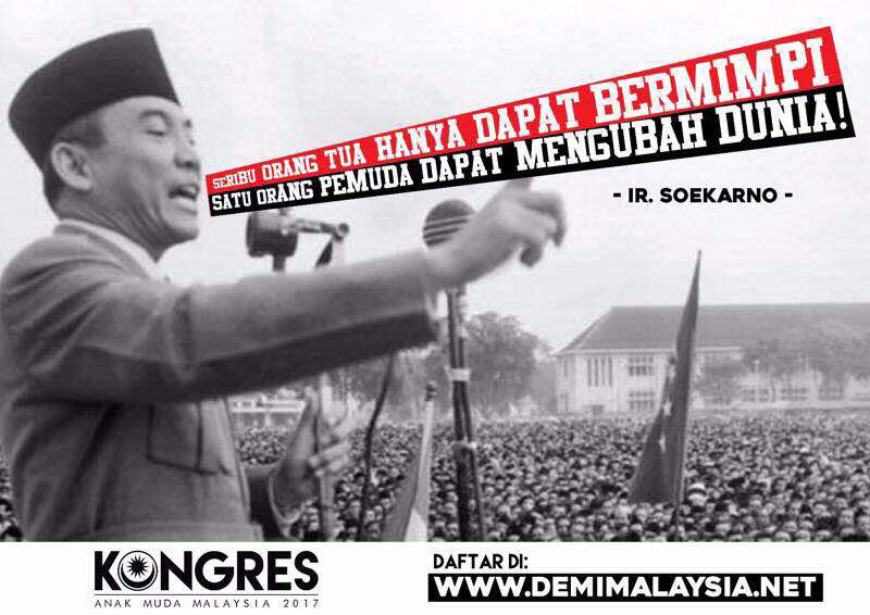 mandeepkarpall's tweet photo. Kata Bung Karno untuk dunia #KAMM2017 13 Mei PJ https://t.co/tPbLGkBrHL