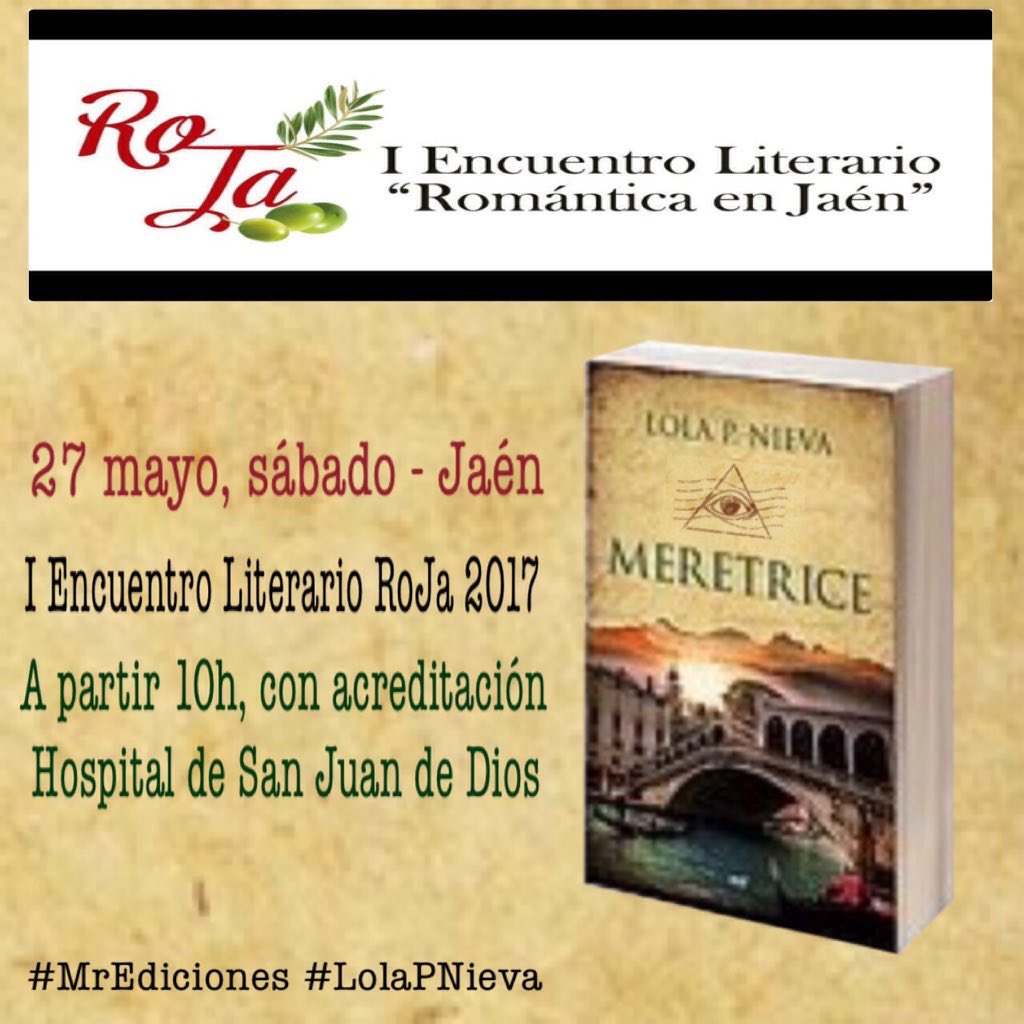 LasLobasdGunnar's tweet photo. News: Firmas/Presentaciones de #LolaPNieva #Meretrice | 13Mayo-Cádiz | 26Mayo-Albacete | 27Mayo-Jaén | ¡Fotos chic@s! #Books #Romántica https://t.co/RgJV5KAyZC