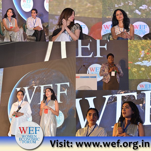 WomenEcoForum's tweet photo. Speakers Speaks at the plenary session of Annual WEF Delhi on "Driving the future through Personal Leadership &amp; Example” #WEF #WEF2017 https://t.co/Ze0AGUDTIb