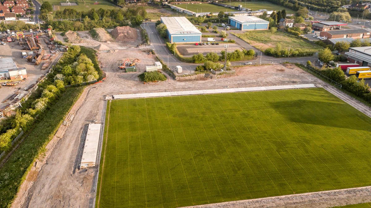 Aspect_Air's tweet photo. Hucknall Town FC new ground development underway. Get a great perspective - record progress of your project from the air! https://t.co/jdknyFpssg