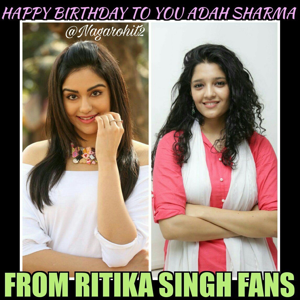 Wishing You Very #HappyBirthday To You #AdahSharma @adah_sharma From #RitikaSingh @ritika_offl Fans 😊❤️
#HappyBirthdayAdahSharma 🎂🎁🎉🎈