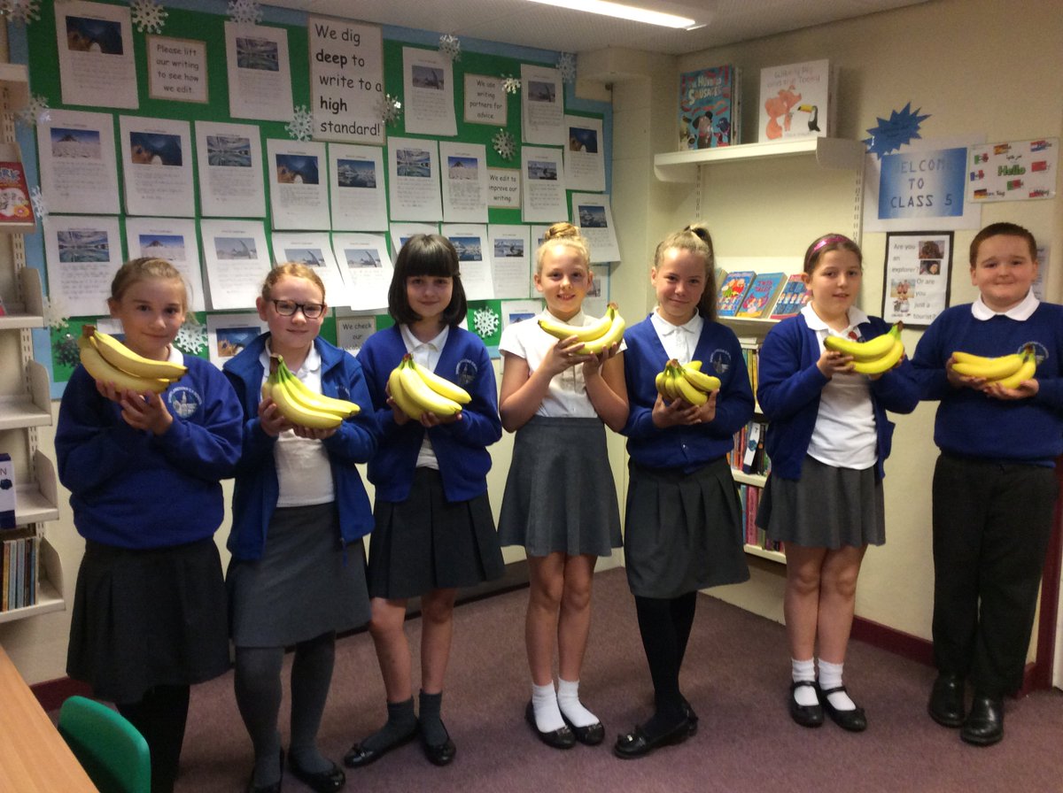Thanks to <a href="/TescoTruro/">Tesco Truro</a> for donating bananas to our Year 6 children for their SATs tests this week. Last day! #brainfuel #SATS2017