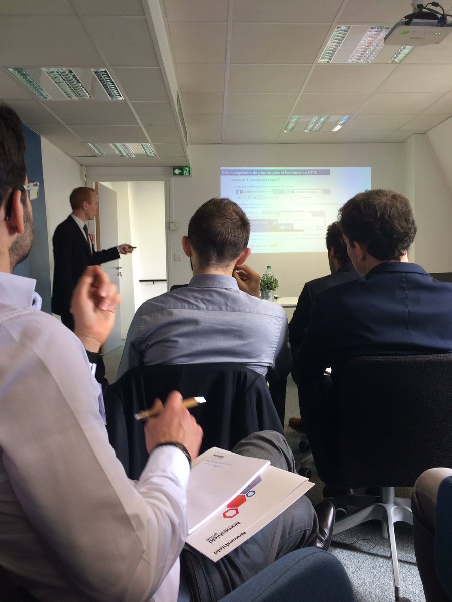 Jeromeavot's tweet photo. Petit déjeuner passionnant sur le switch HTTPS chez @nameshield ! https://t.co/ij55K2Iam4