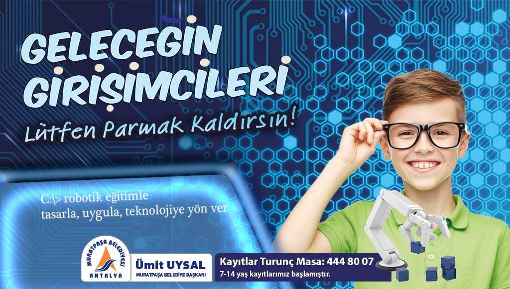 MuratpasaBld's tweet image. ‘Geleceğin mucidi el kaldırsın’
Ayrıntılar: bit.ly/2pzTvow