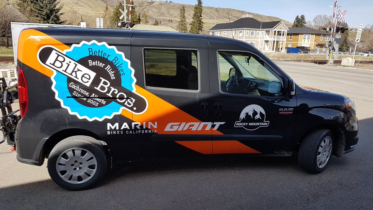 Check out a partial wrap we did last week. #signaramacalgary #bikebros #signaramacochrane