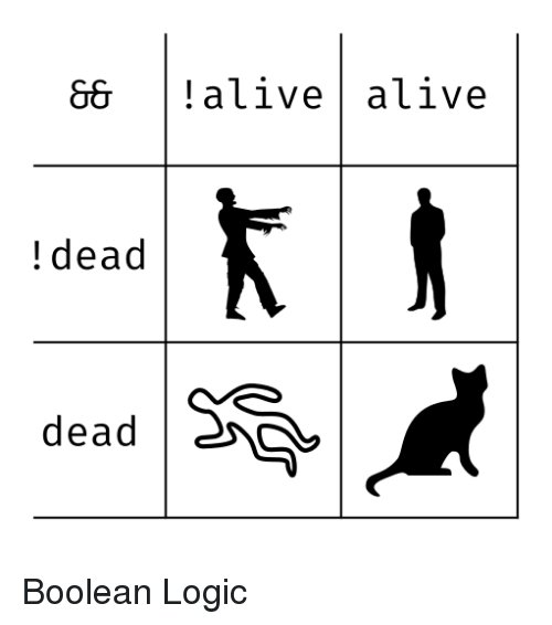 andreiabohner's tweet image. !false &amp;amp;&amp;amp; !(!true) #BooleanLogic
