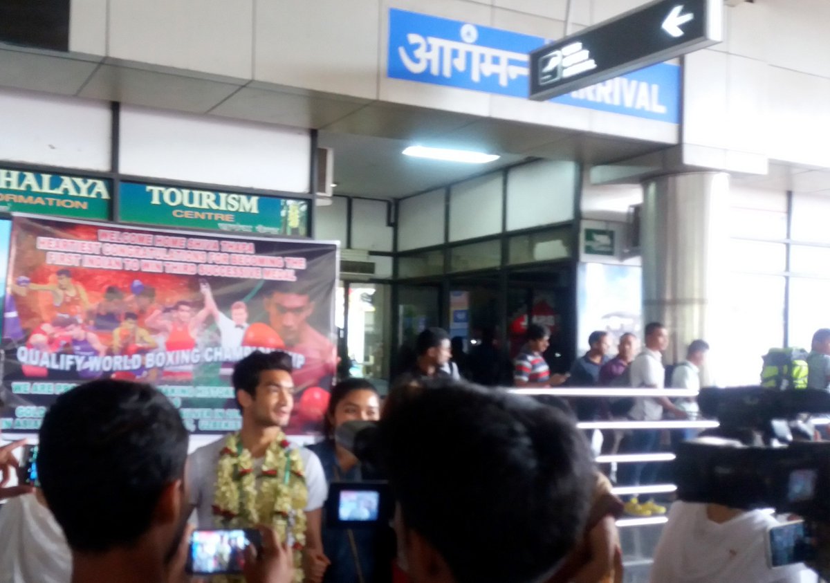 shivathapa's tweet photo. At Guwahati Airport.. https://t.co/R6HqMoFtaH