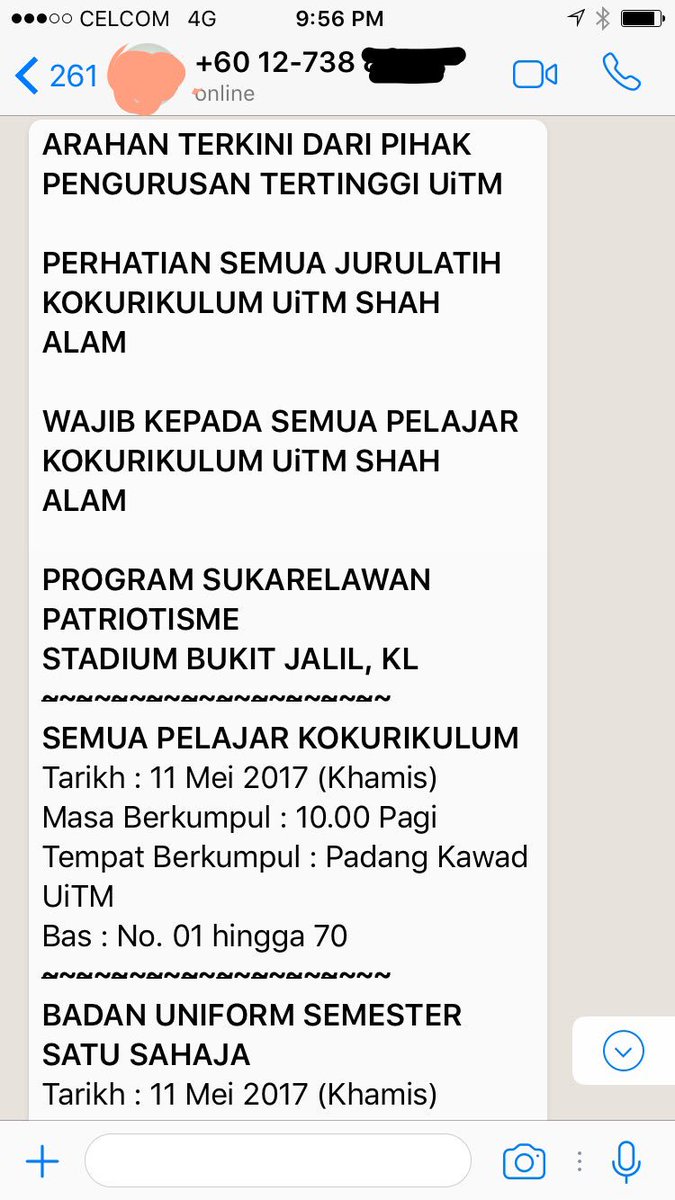 afifbahardin's tweet photo. Mesej tentang siswa UiTM dikerah untuk penuhi Stadium Bukit Jalil sempena acara UMNO hari ini. Siap tipu kata prog sukarelawan patriotisme! https://t.co/h4QNEC31rz