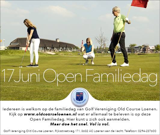 Open familiedag #OldCourseLoenen Tot 17 juni!