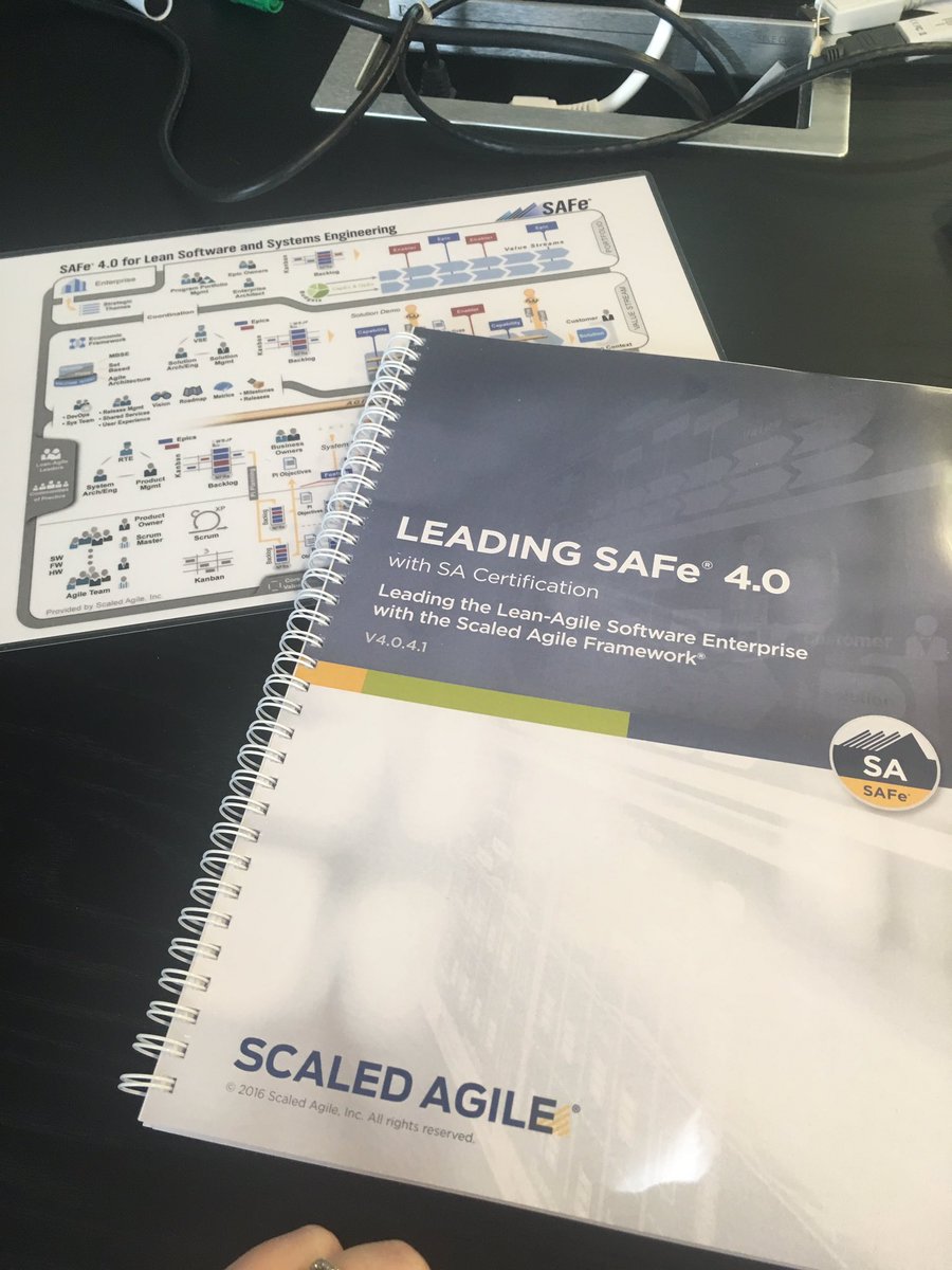 Today learning how to operate in #SAFe model.. #scaledagile