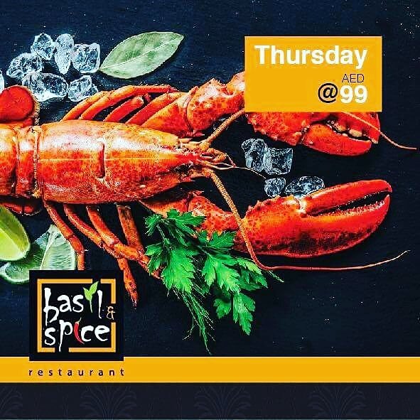 BasilnSpiceDxb's tweet photo. #EveryThursday #SeafoodNight #BasilAndSpice #FloraAlBarsha https://t.co/yHcXJhtIcO