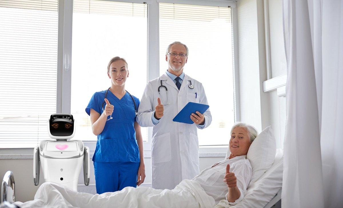 Sanbot_Robot's tweet photo. Happy #hospitalweek! From reducing wait times to interacting with #patients, these are some ways I can provide assistance within #hospitals. https://t.co/EVq5qisuxT