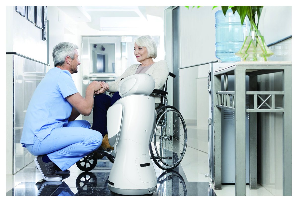 Sanbot_Robot's tweet photo. Happy #hospitalweek! From reducing wait times to interacting with #patients, these are some ways I can provide assistance within #hospitals. https://t.co/EVq5qisuxT