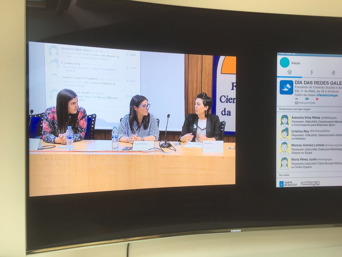 En pleno debate de #redesgalegas con <a href="/arivilas78/">Arancha Vilas</a> <a href="/marupejus/">María PJ </a>