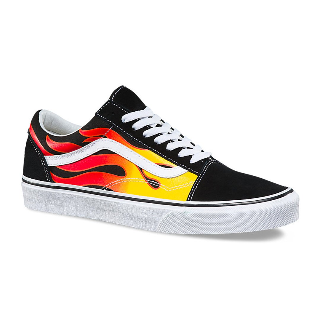 pacsun vans flame
