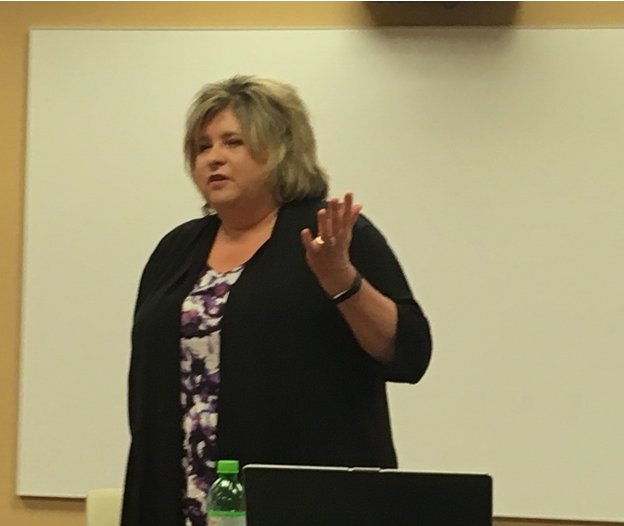AUCONHS's tweet photo. Dr. Burris presents at Delta Kappa Gamma regarding women's health https://t.co/qFLSqvEjZr #CONHS https://t.co/p1gXekrAIi