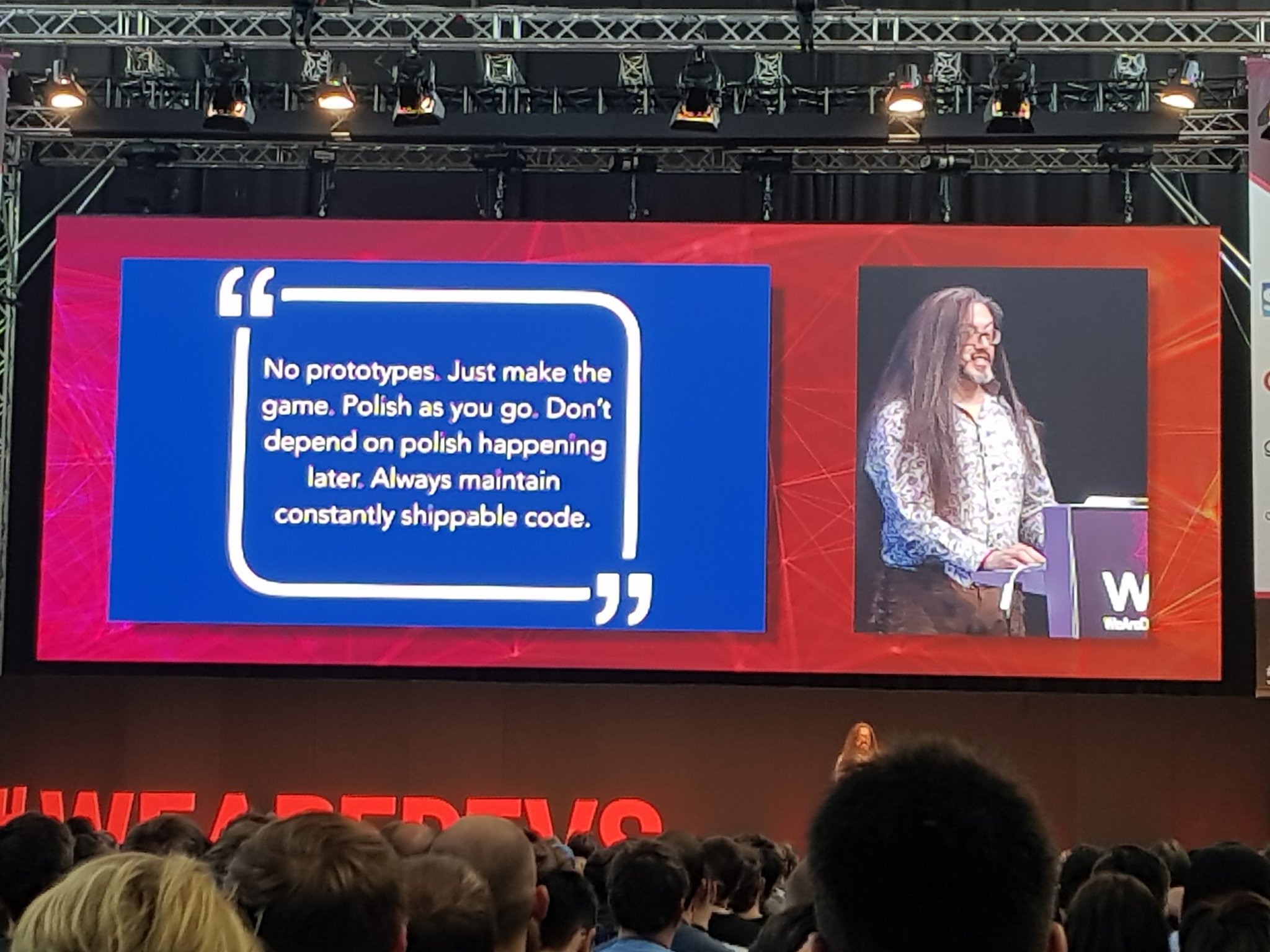 Manuel Stadler on X: Interesting principles of software engineering from  John Romero at #WeAreDevs  / X