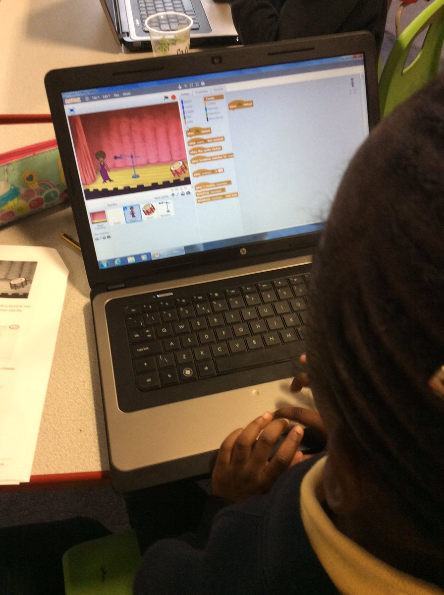 Adamsrill2b's tweet photo. In our last IT lesson we were learning to add musical instruments to an animation in scratch. It was fun but so difficult. https://t.co/UCxt5pZdUh