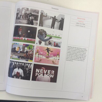AdmanFish's tweet image. Thanks @CreativeReview for the two features in your annual. Very proud! Big up the posse @marcowens @DepecheToad #bosseveryone #neverfollow