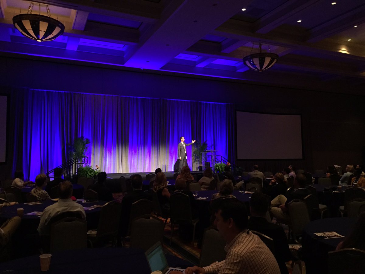 ARO2Ccon's tweet photo. Keynote speaker @JonPetz motivates and inspires our audience of financial operations leaders at the AR &amp; O2C Conference #ARCon2017 #ARO2C https://t.co/rHZfGoSOBB