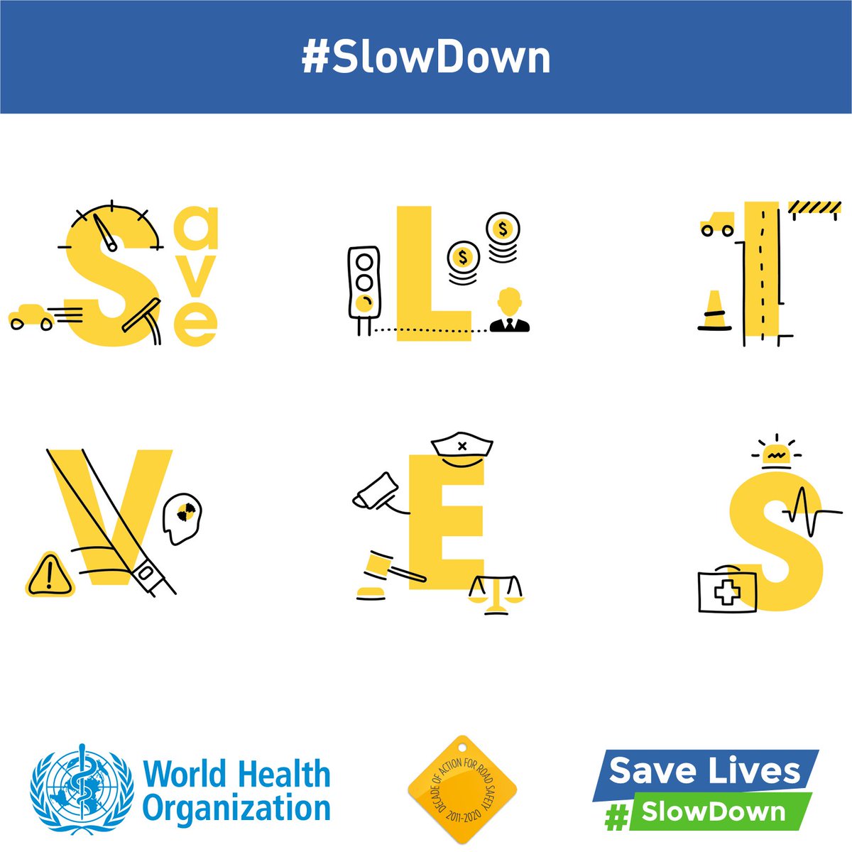 etiennekrug's tweet image. NEW! #SaveLIVES is a #roadsafety technical package with 6 strategies &amp;amp; 22 interventions. Watch the video: goo.gl/Ax2jXp   #UNGRSW